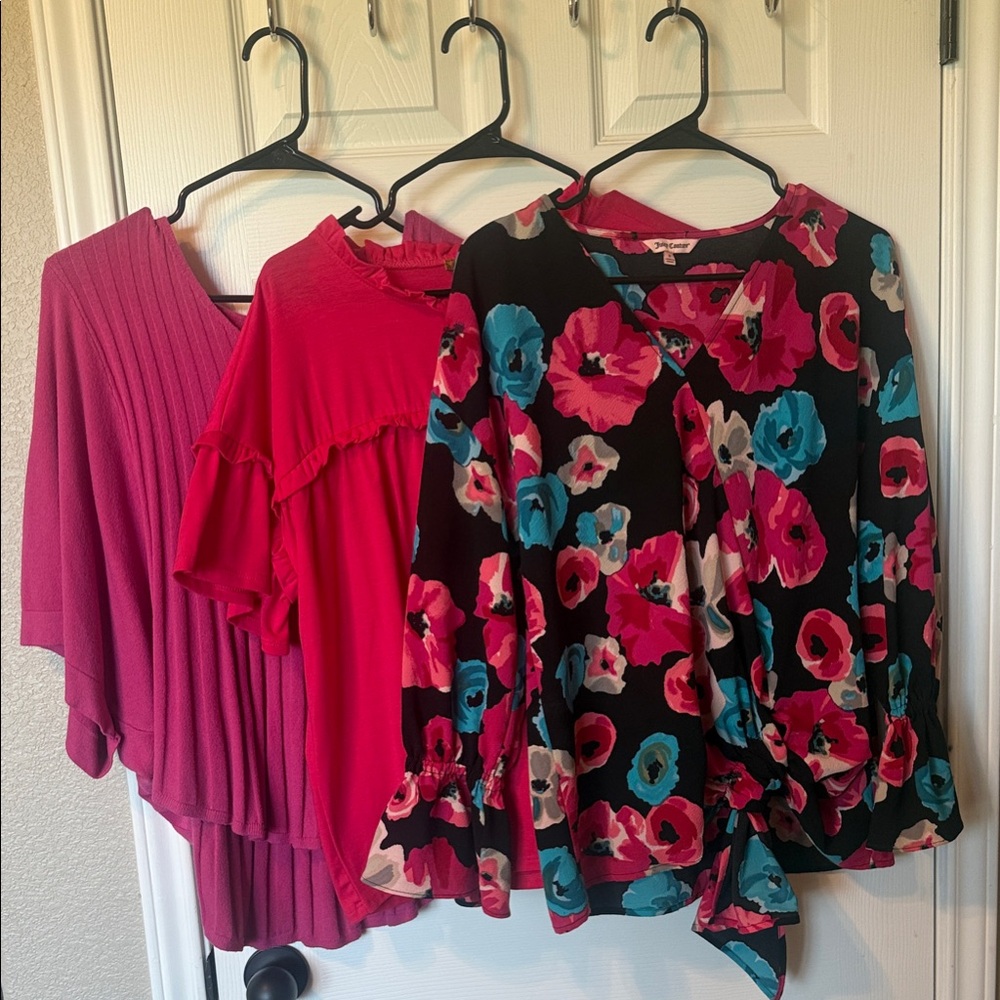 3 Pink Top Bundle!